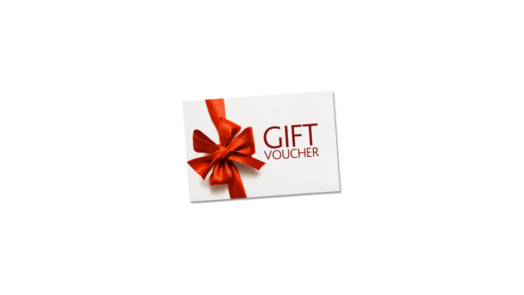 Gift voucher in our gift guide for yoga